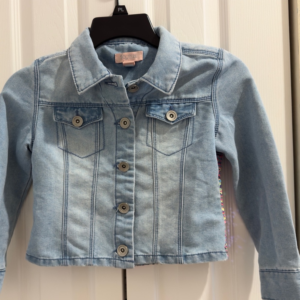 Squeeze Light Blue Kids Jean Jacket